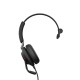 Jabra Evolve2 40, UC Mono Auriculares Alámbrico Diadema Oficina/Centro de llamadas USB Tipo C Negro